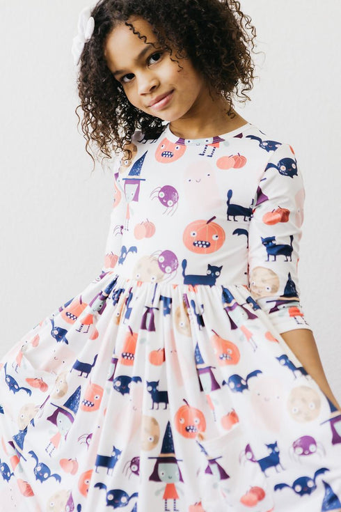 boo-crew-3-4-sleeve-pocket-twirl-dress Mila &  Rose - Sophia's Style--45783--6